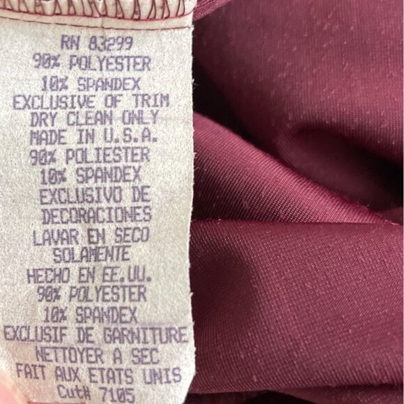 Vtg Y2K Women Velvet Maxi Dress Size 7/8 Whimsigoth Vamp Fairy Grunge Jewel Tone - Picture 7 of 10